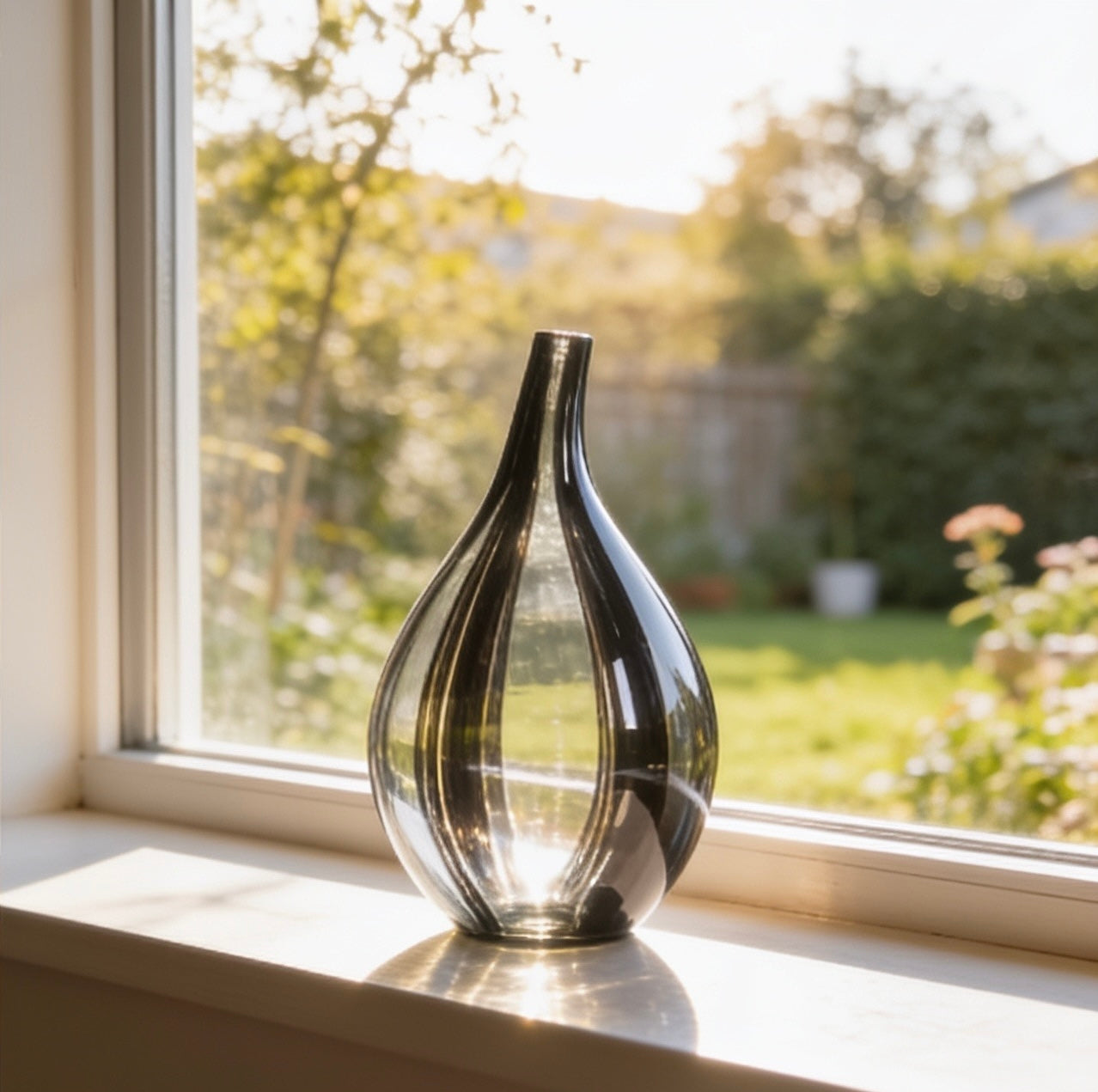 Sculptural Glass Vase — Quiet Luxury Home Decor